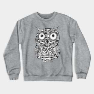 Ornate Owl Crewneck Sweatshirt